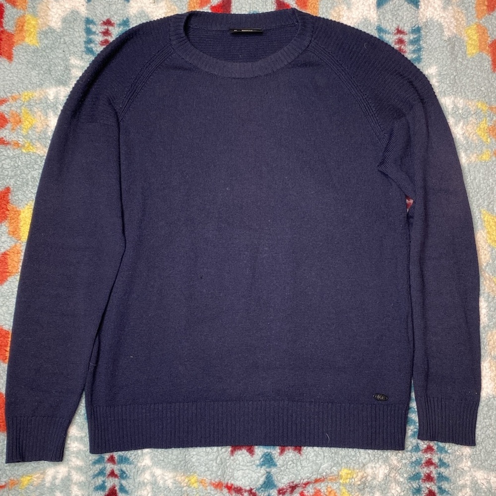 Alchemy Equipment navy wool sweater